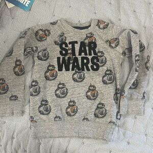 Star Wars Kids Gray Sweatshirt with BB-8 Design